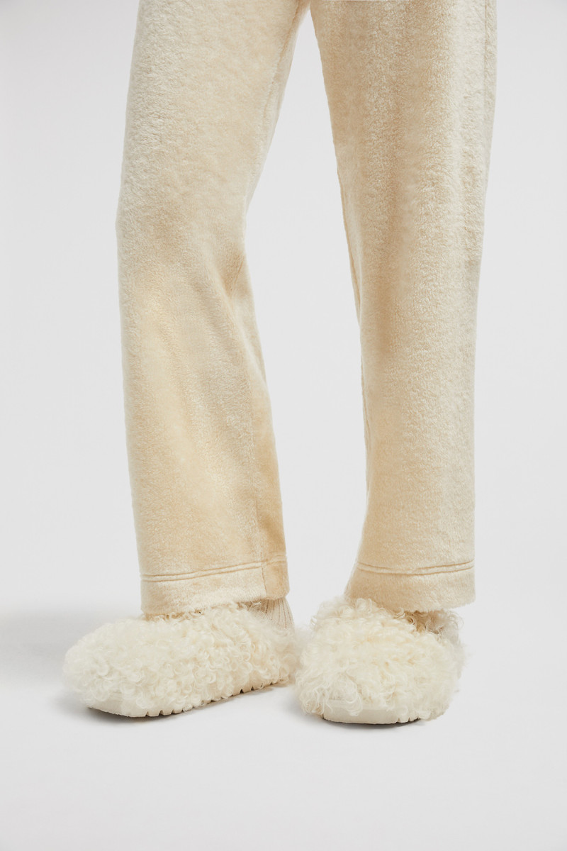 Moncler Bell Shearling Mules outlook