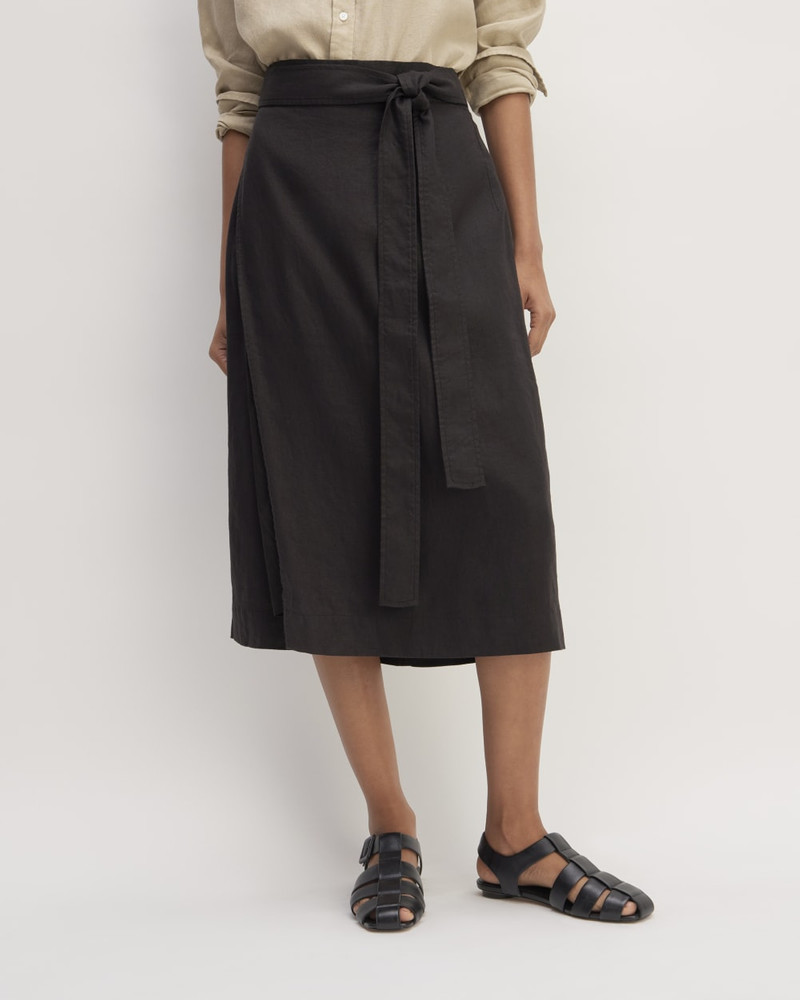 THE LINEN WRAP SKIRT 3