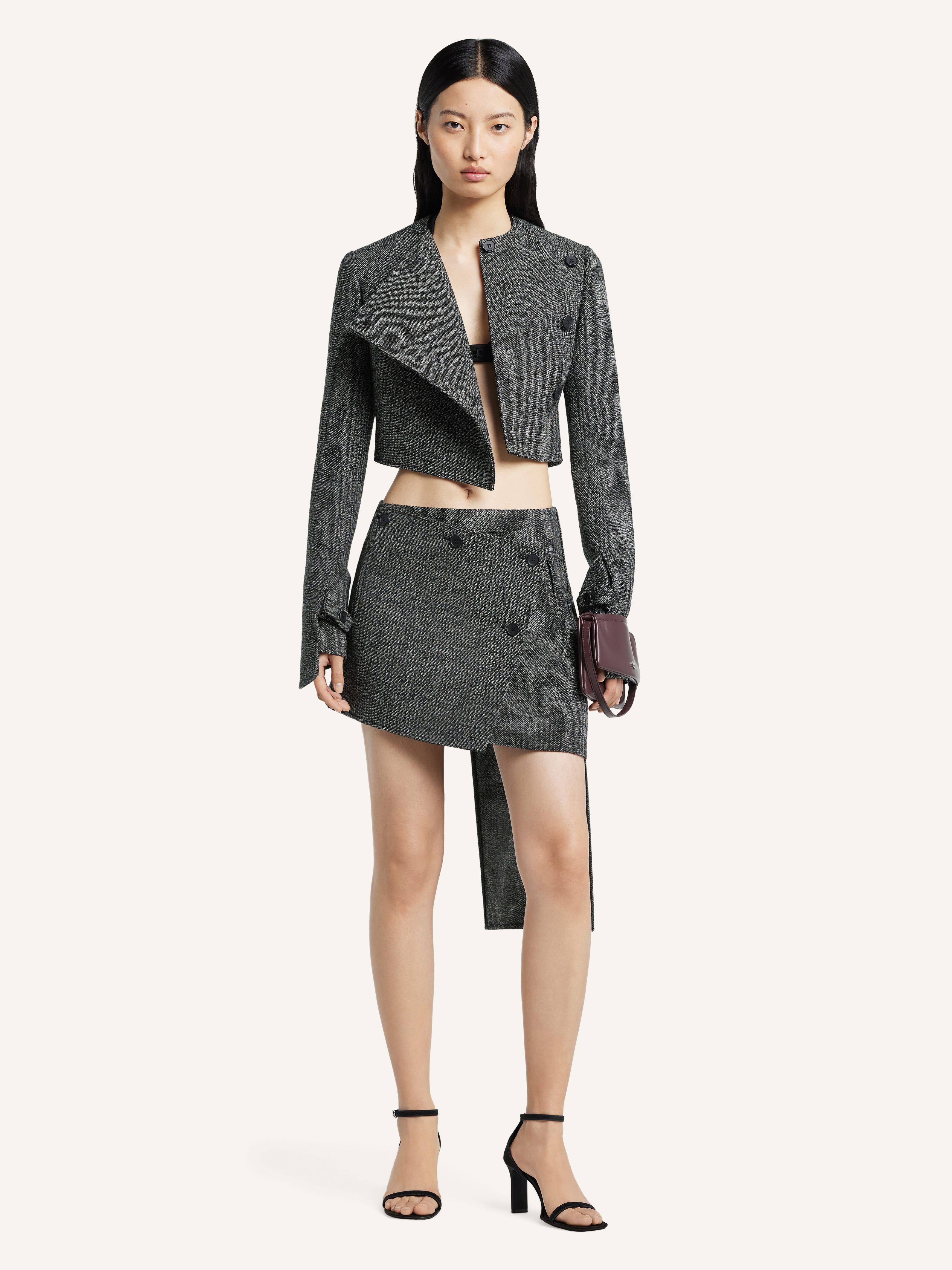 OBLIQUE CAVIAR TAILORED JACKET - 2
