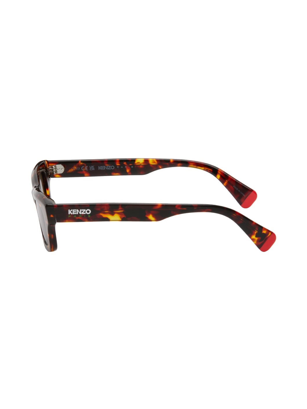 Tortoiseshell Rectangular Sunglasses - 3