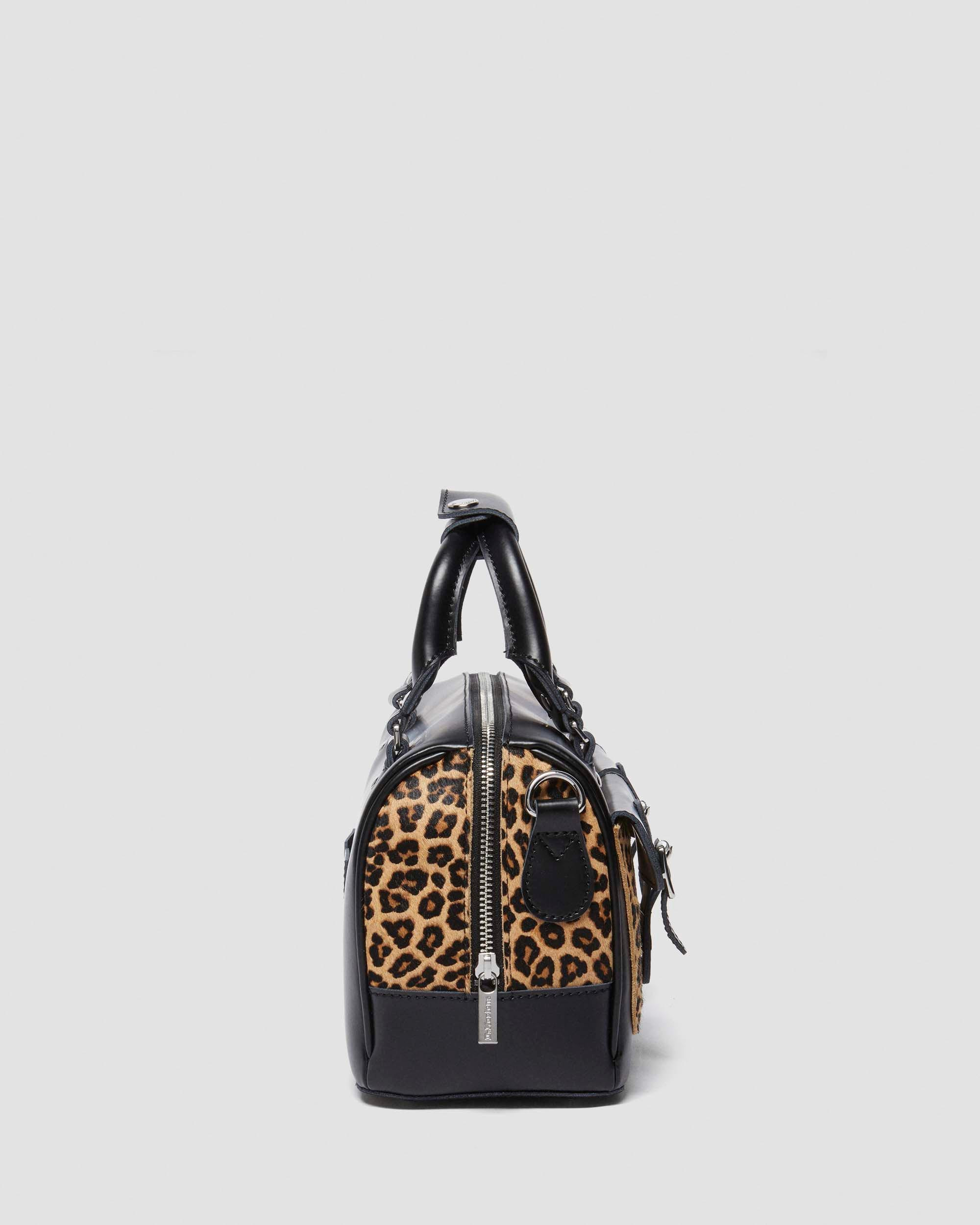 Top Handle Bag Leopard Print Hair On - 5