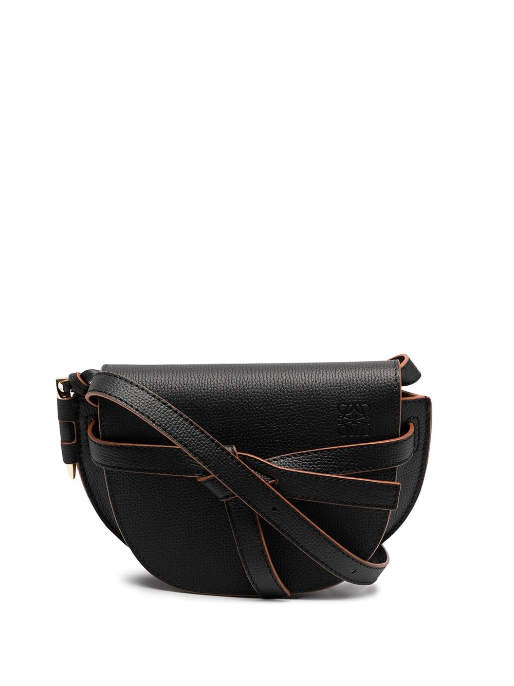 knot-detail crossbody bag - 1