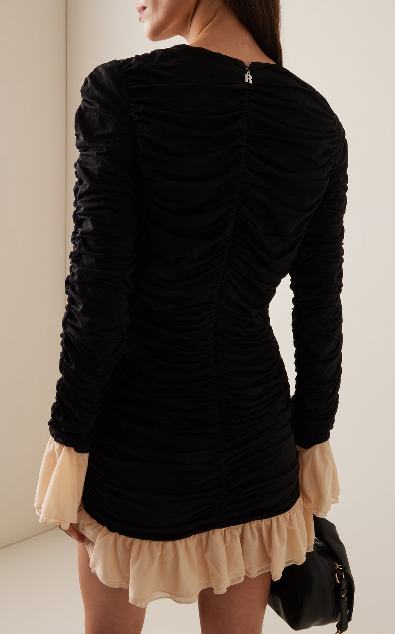 Ruched Mini Dress black 4