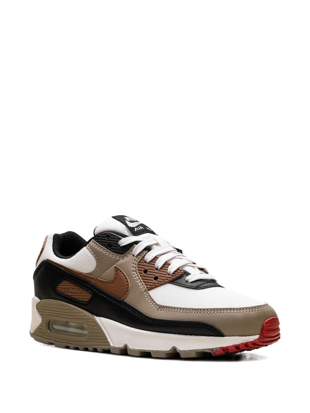 Air Max 90 "Phantom/Black/Fire Red/Light British Tan" sneakers - 2