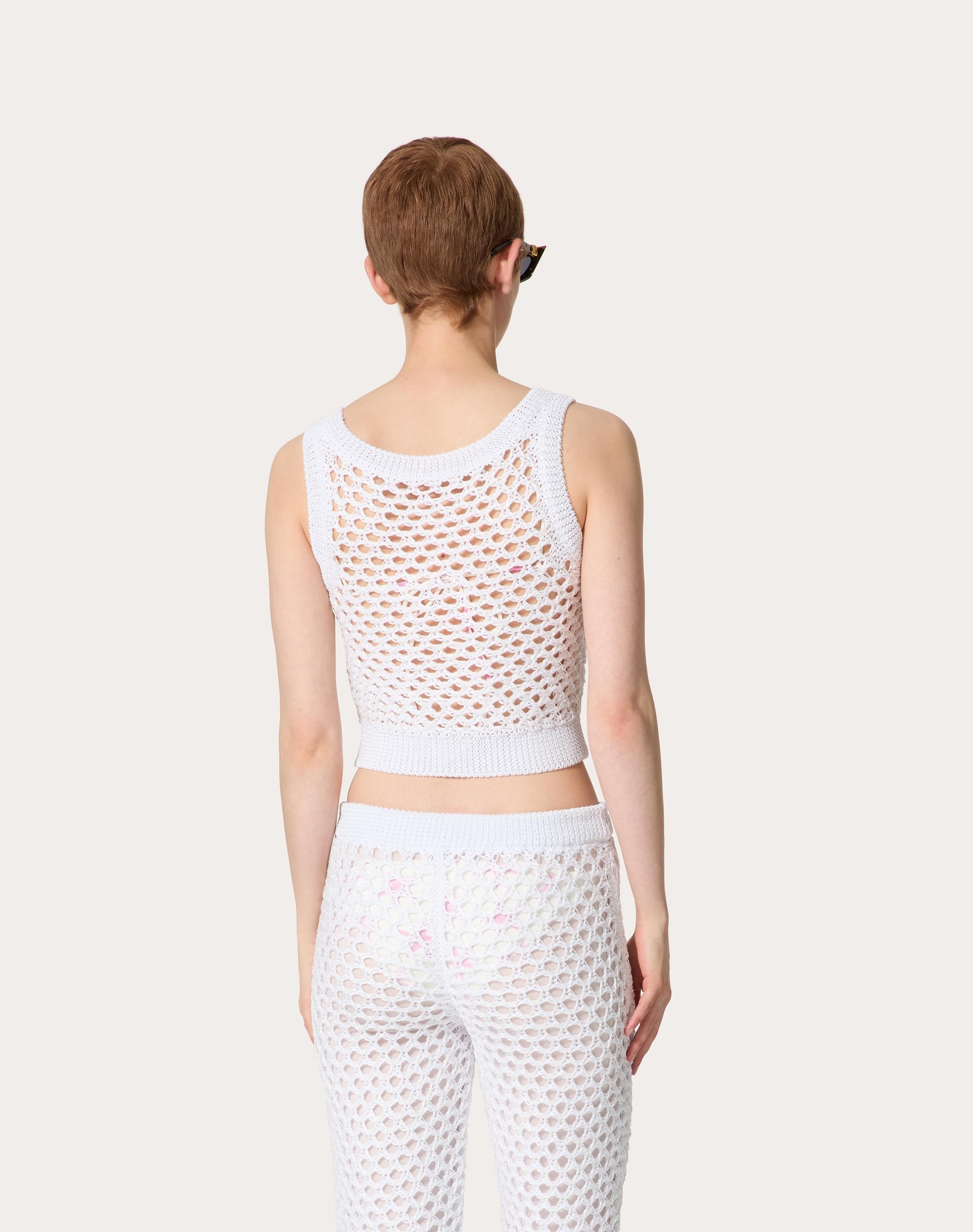 VISCOSE, LUREX AND SEQUIN TOP - 4