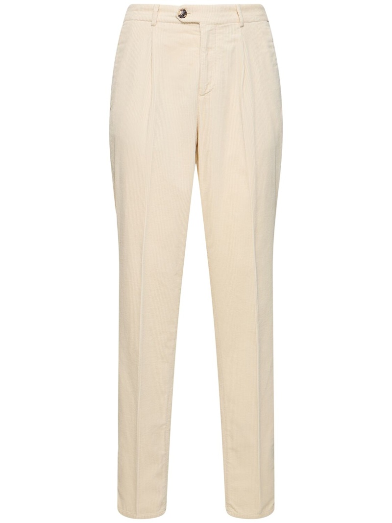 Cotton corduroy pants - 1