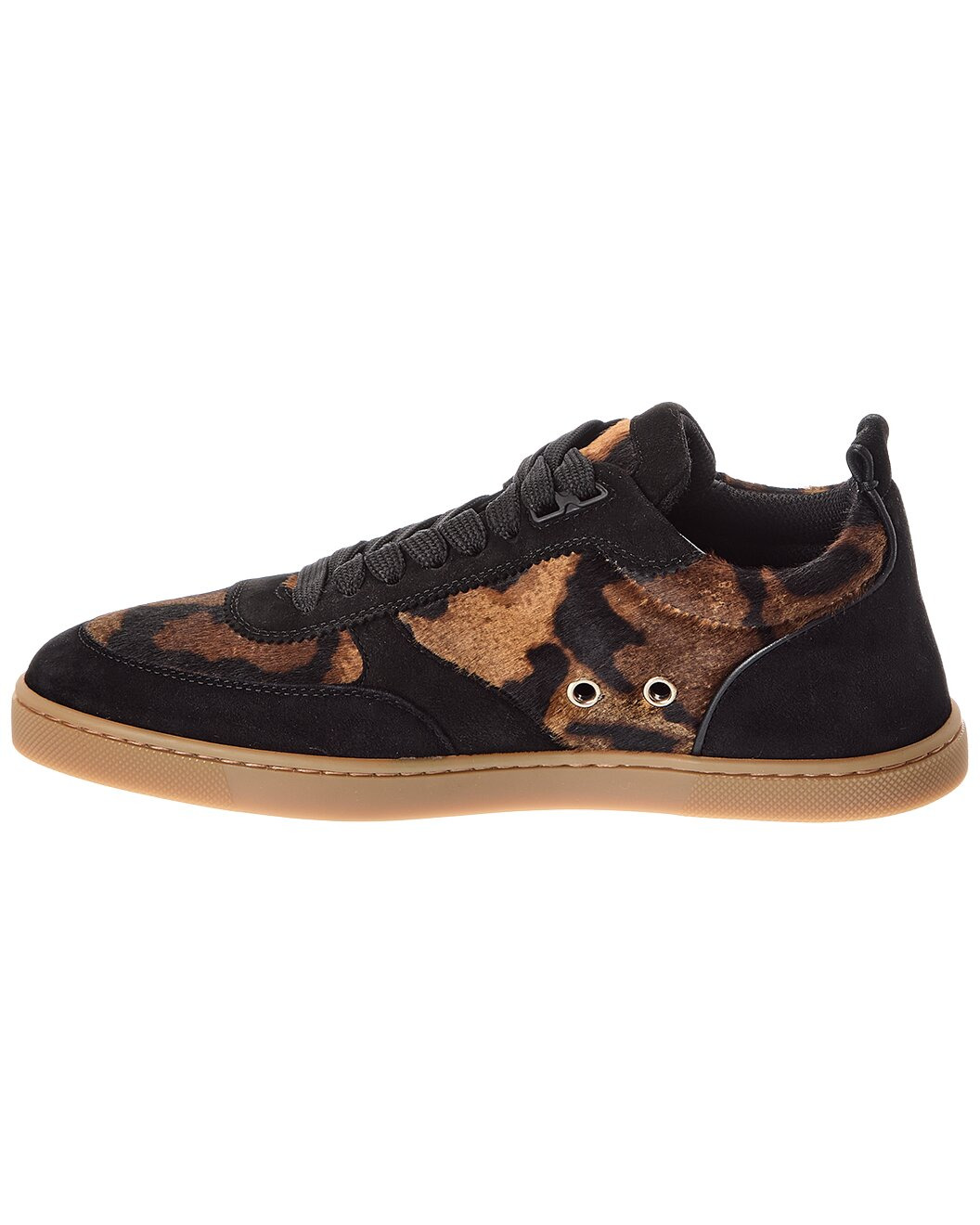 Christian Louboutin Tutti Rui Haircalf & Suede Sneaker - 2
