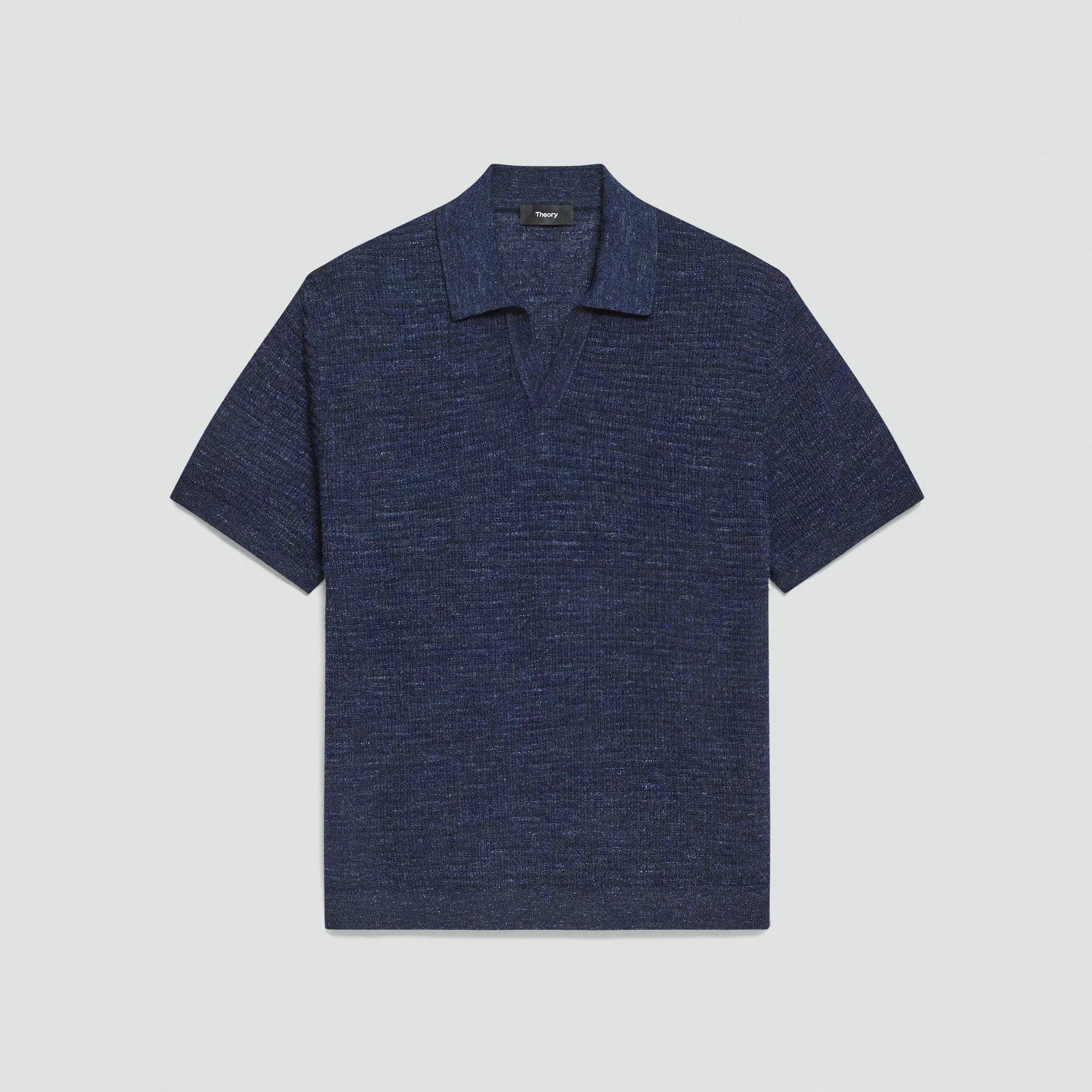 Brenan Polo Shirt in Pacific Linen - 1
