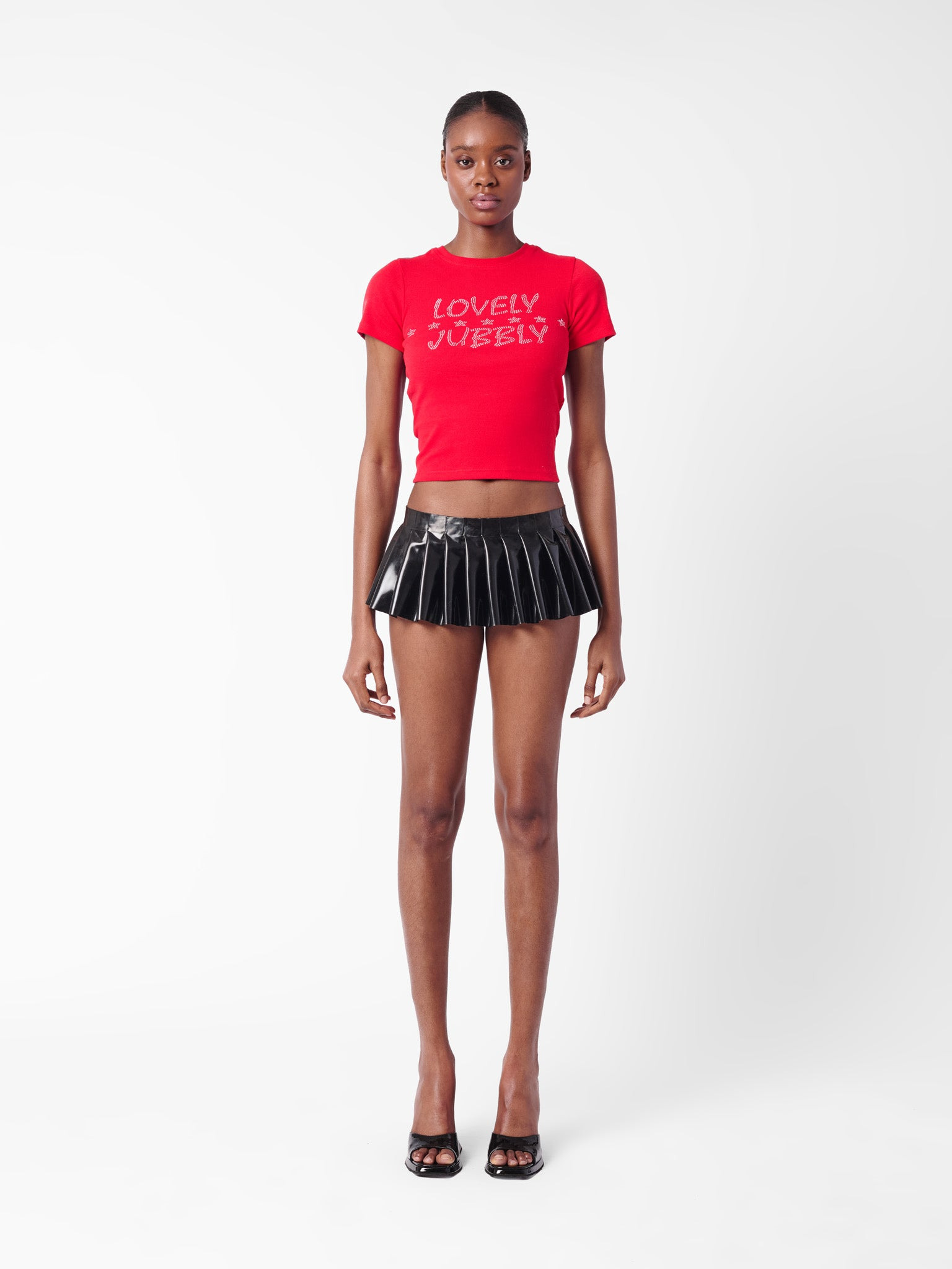 LOVELY JUBBLY TEE RED - 2