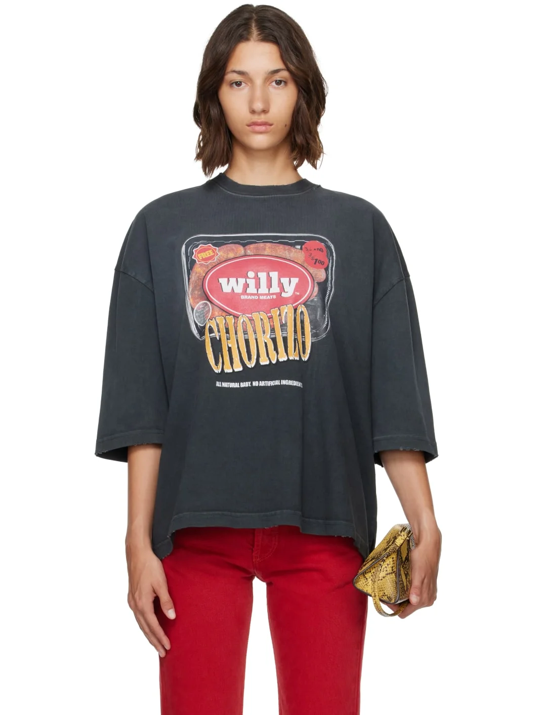 Black OS 'Especial Chorizo' Buffalo Tee - 1