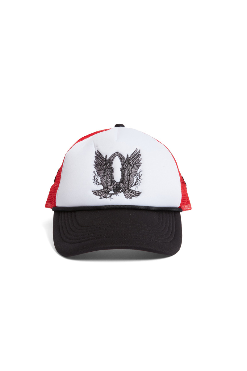 BAROQUE TRUCKER HAT CRIMSON 1