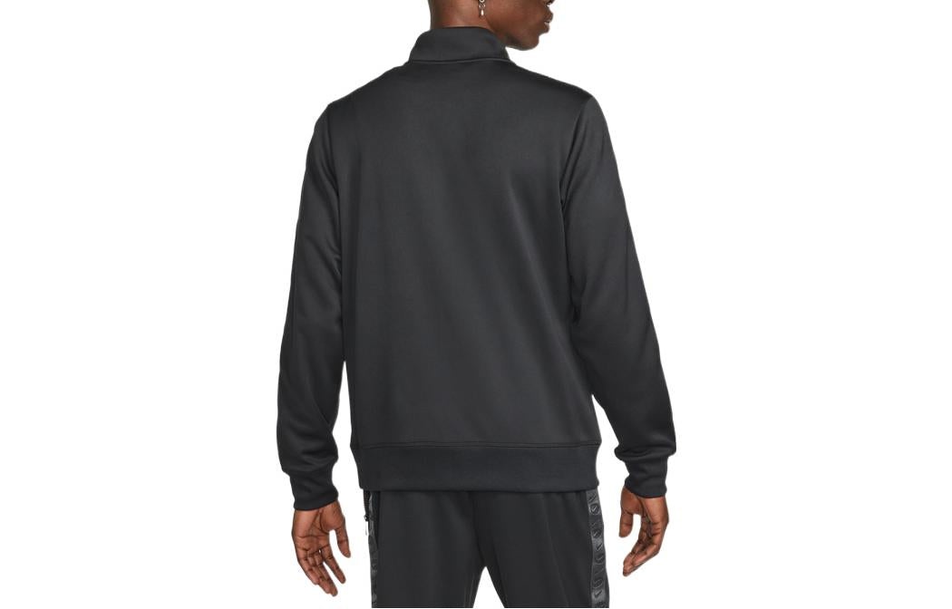 Nike Sportswear Swoosh League Logo Hoodie 'Black White' DM5474-010 - 4
