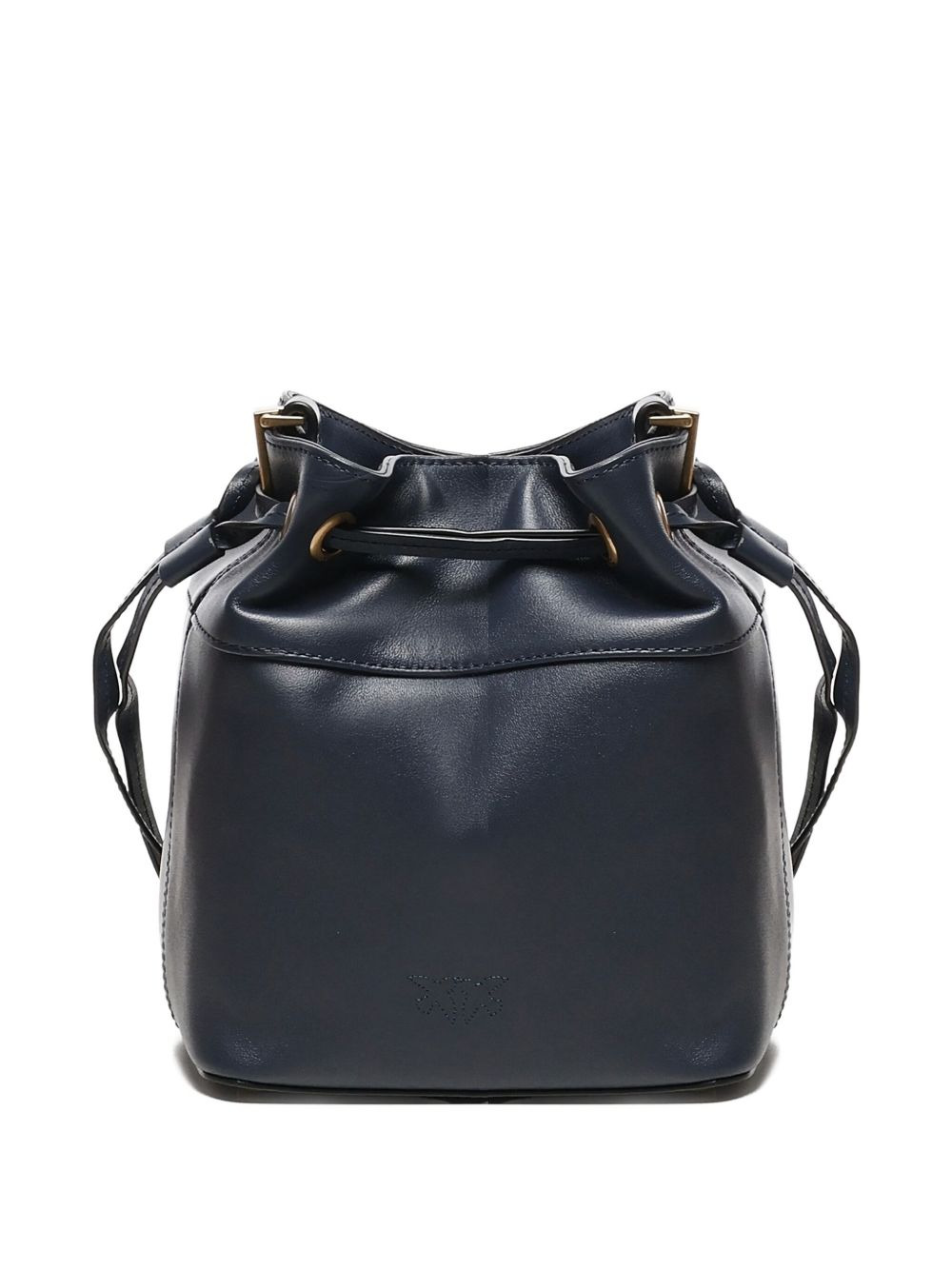 mini drawstring leather bucket bag - 2