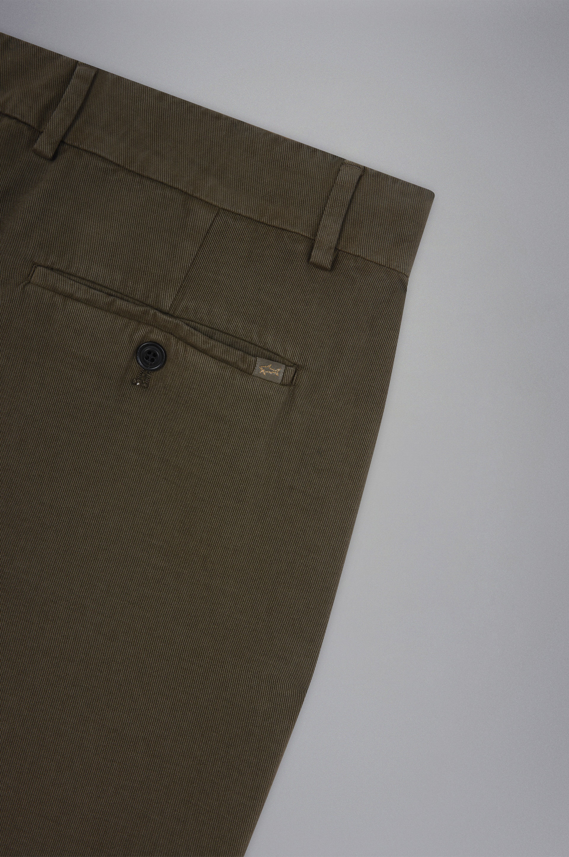 CASHMERE AND COTTON CHINO TROUSERS - 6