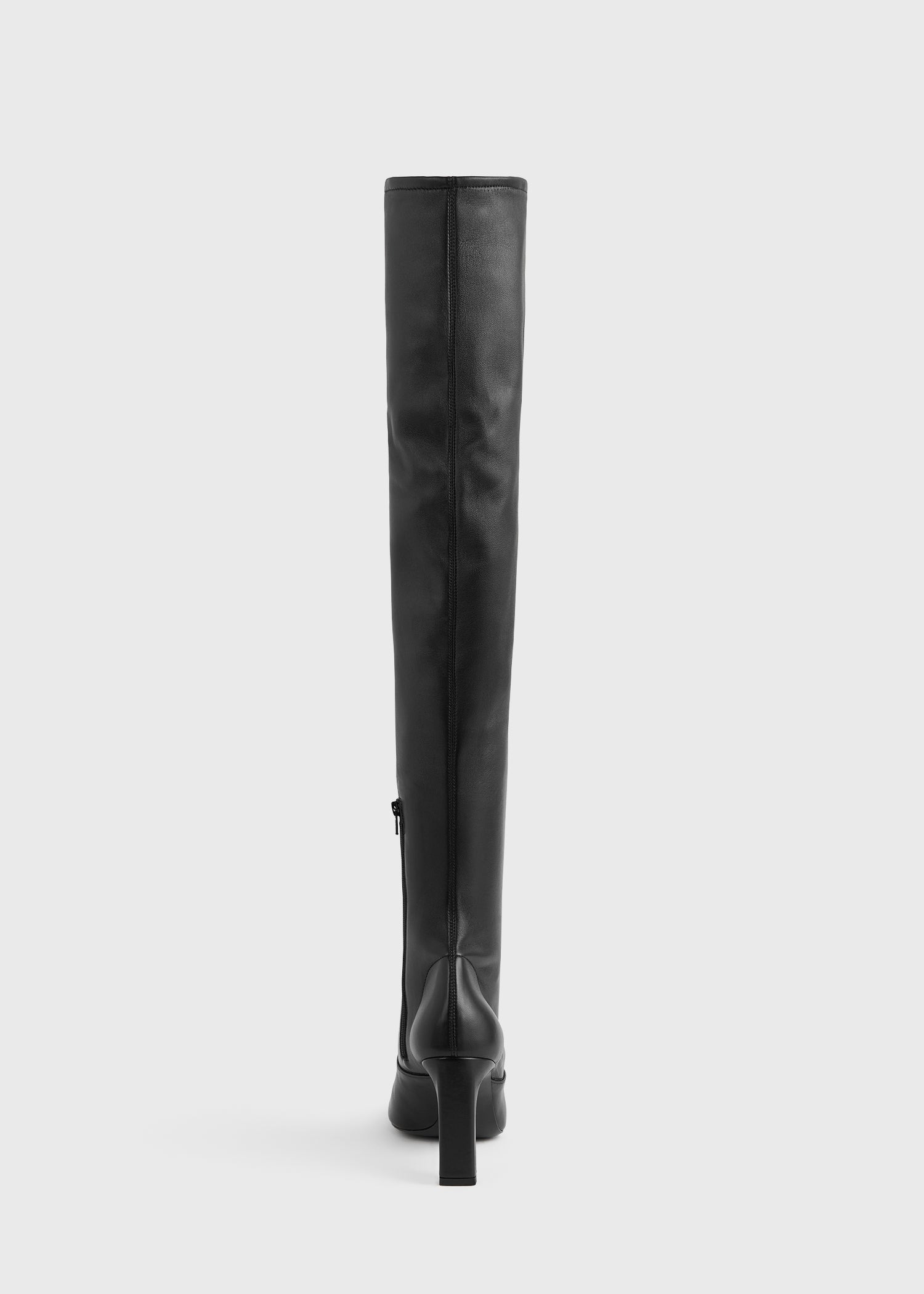 Nappa over-the-knee boots black - 4