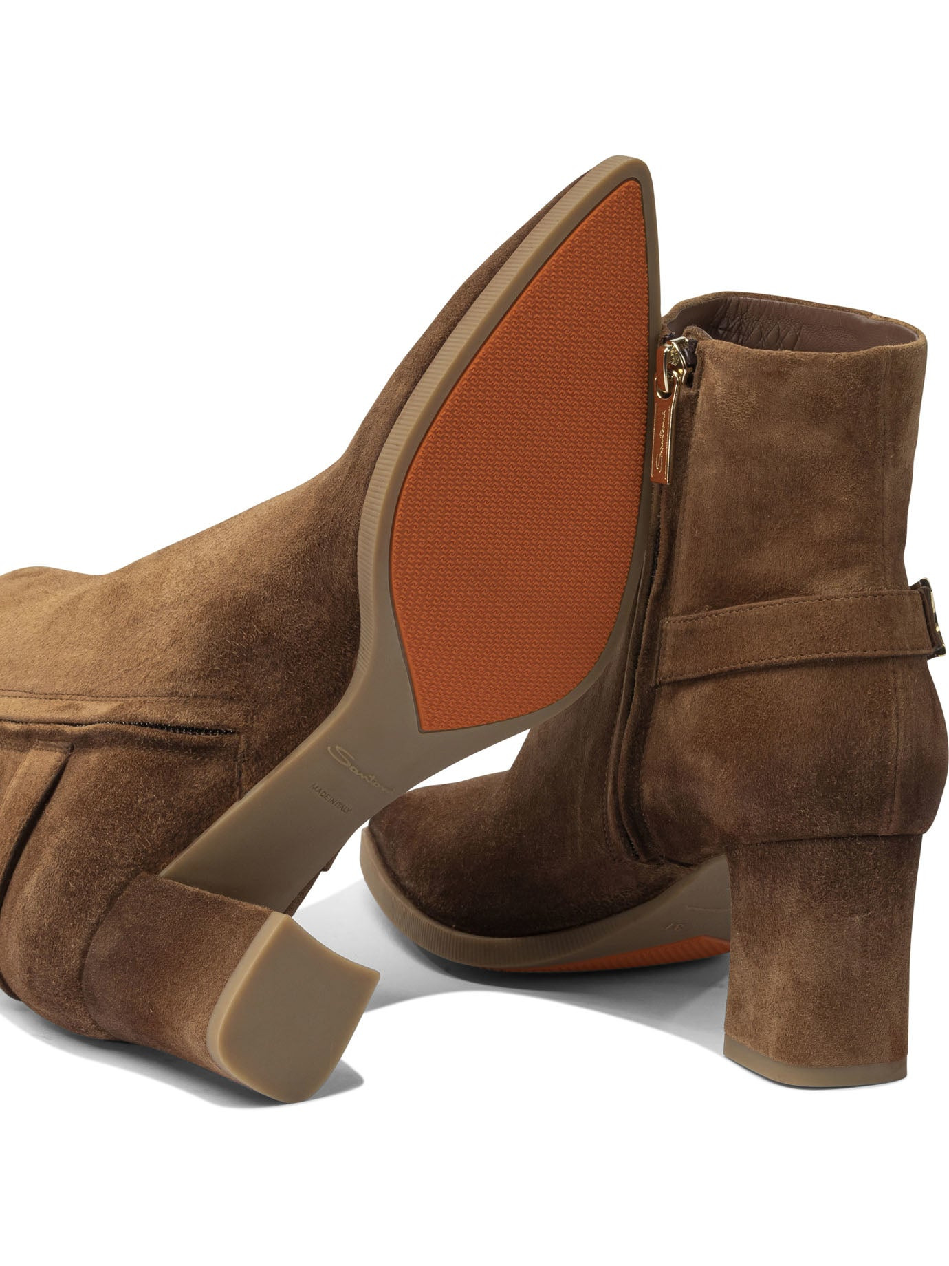 Santoni Suede Ankle Boots 65mm - 5