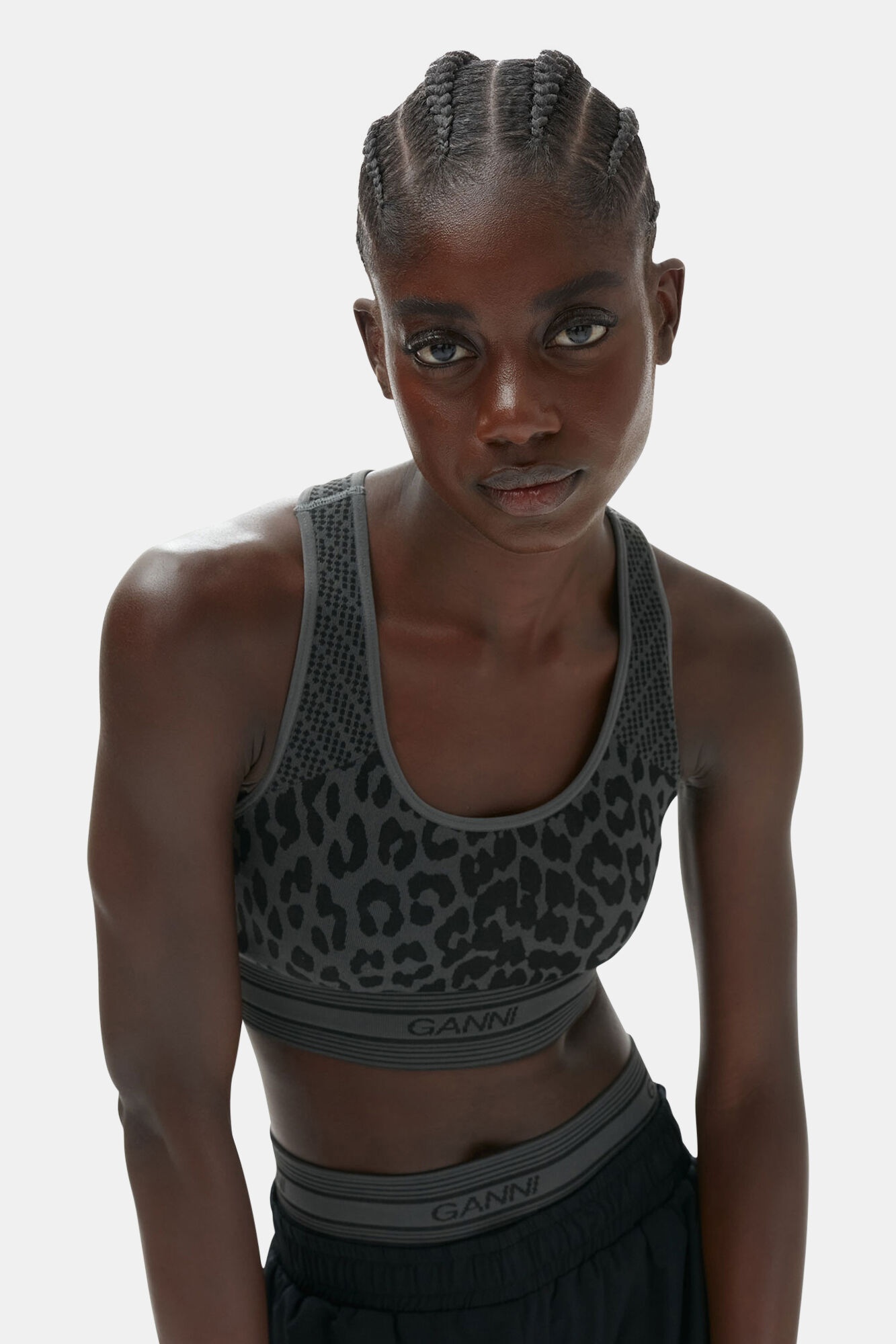 SEAMLESS JACQUARD BRA - 5