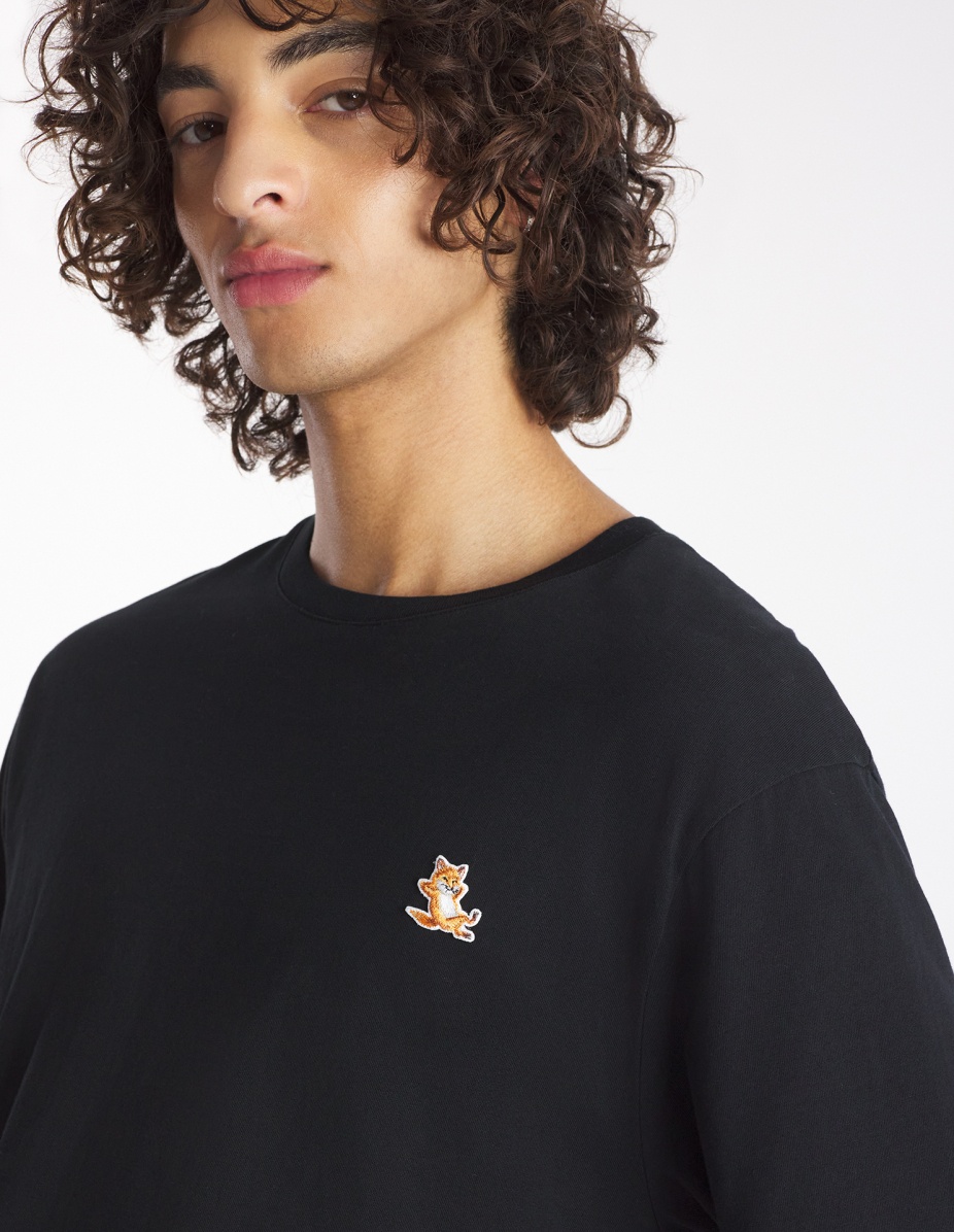 CHILLAX FOX PATCH REGULAR TEE-SHIRT - 4