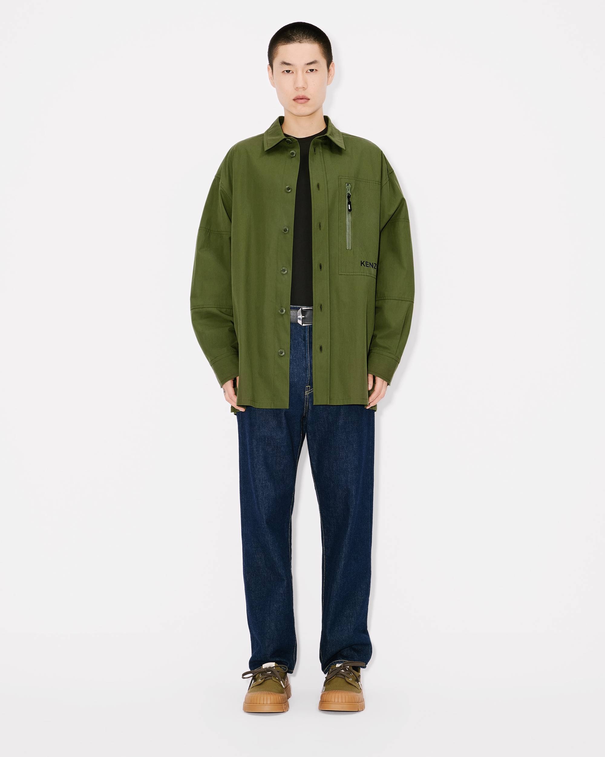 'Boke Flower 2.0' oversied shirt in technical cotton - 5
