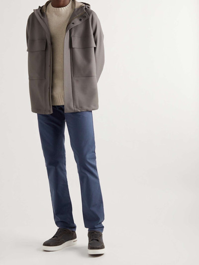 Loro Piana Slim-Fit Garment-Dyed Cotton-Blend Trousers outlook