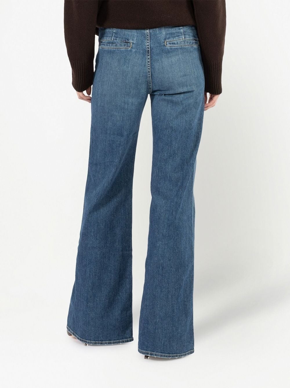 Anna mid-rise wide-leg jeans - 4