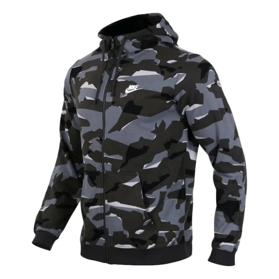 Nike NSW Club Full-Zip Hoodie 'Camo' AQ0597-065 - 1