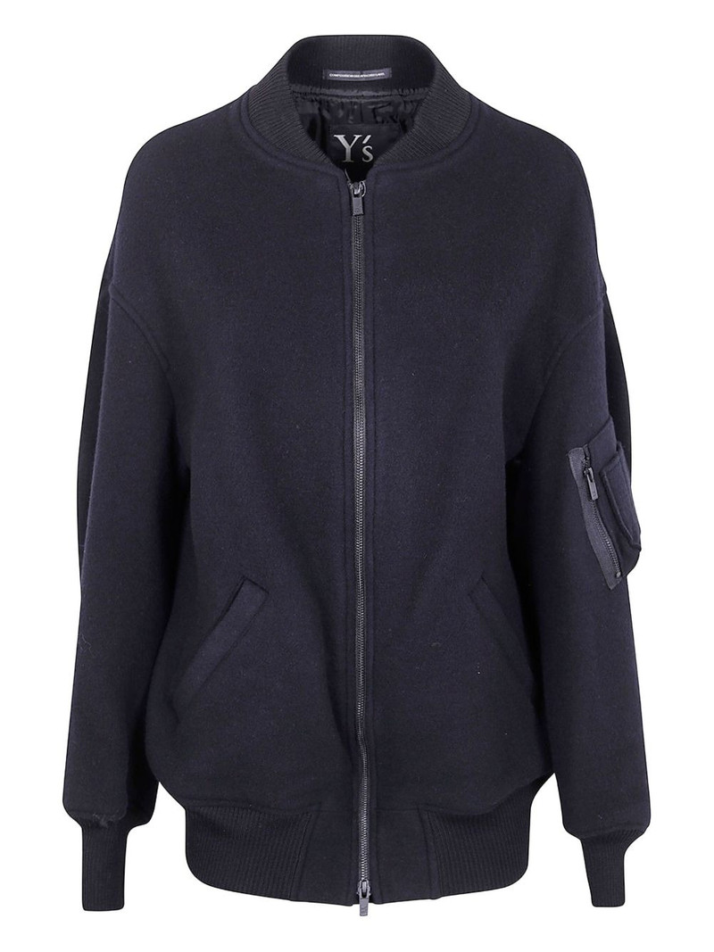 zip-fastening pocket coat 1