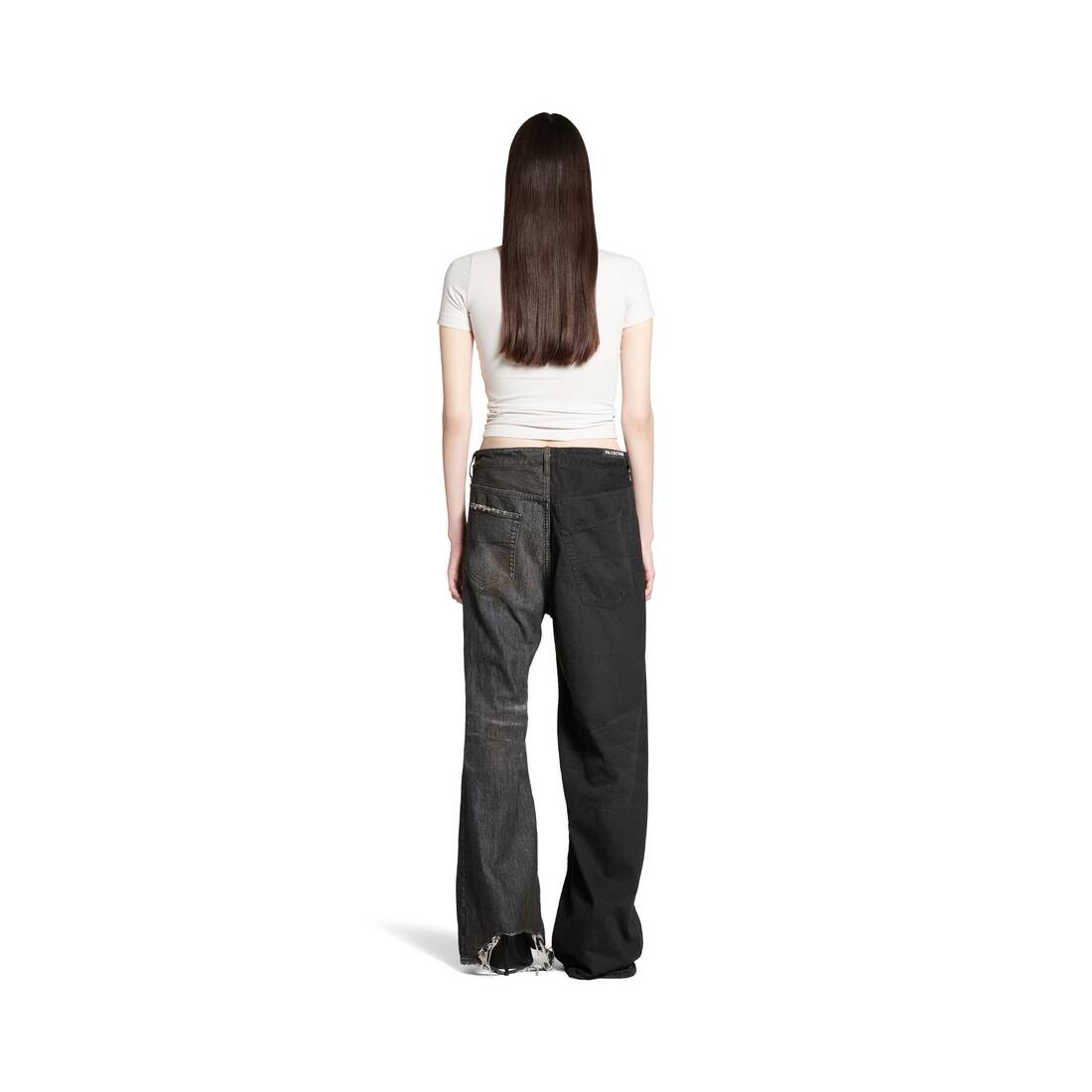 Women's Beverly Hills T-shirt Fitted in Off White/black - 4