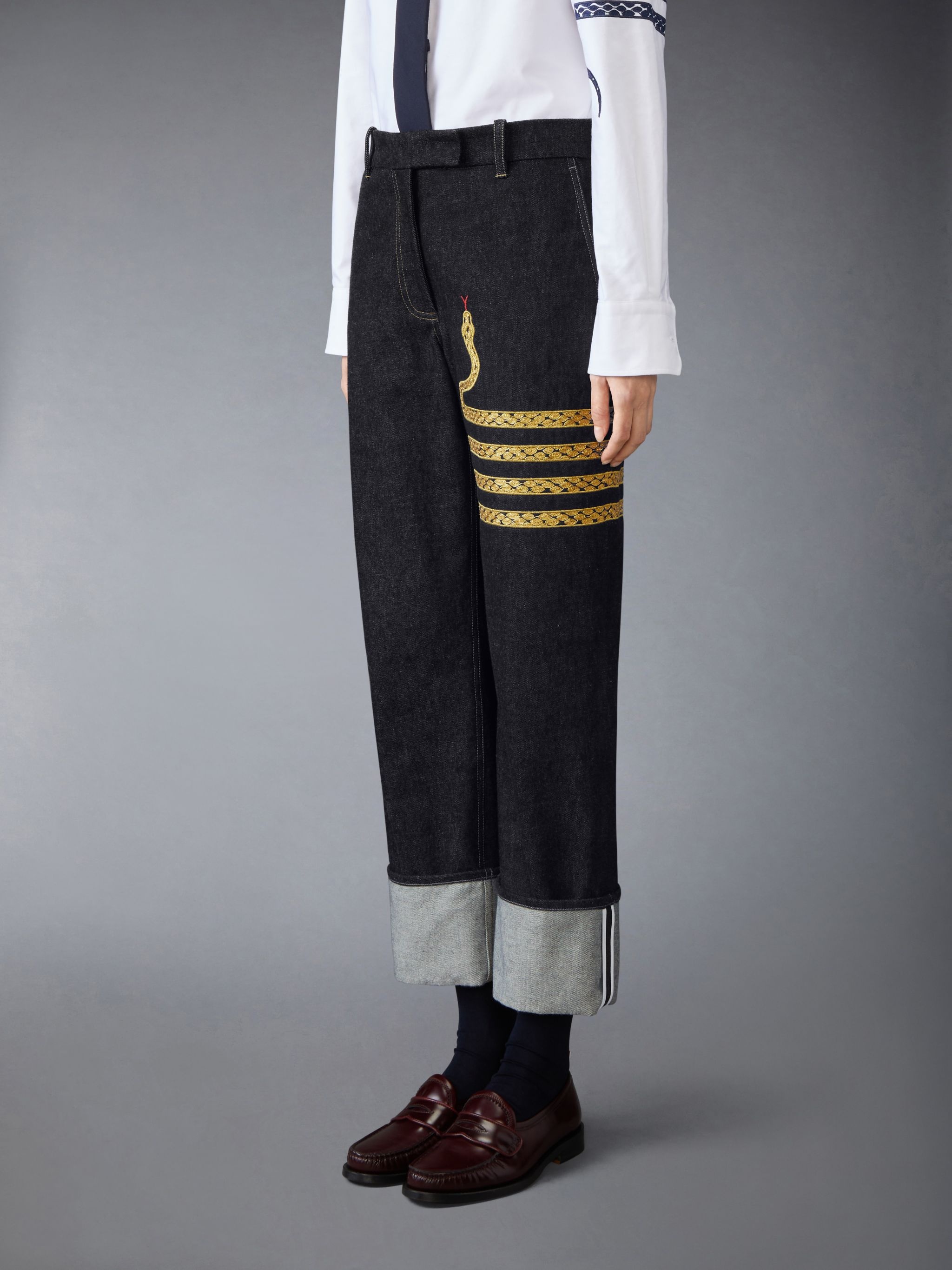 LUNAR NEW YEAR DENIM TROUSER - 2