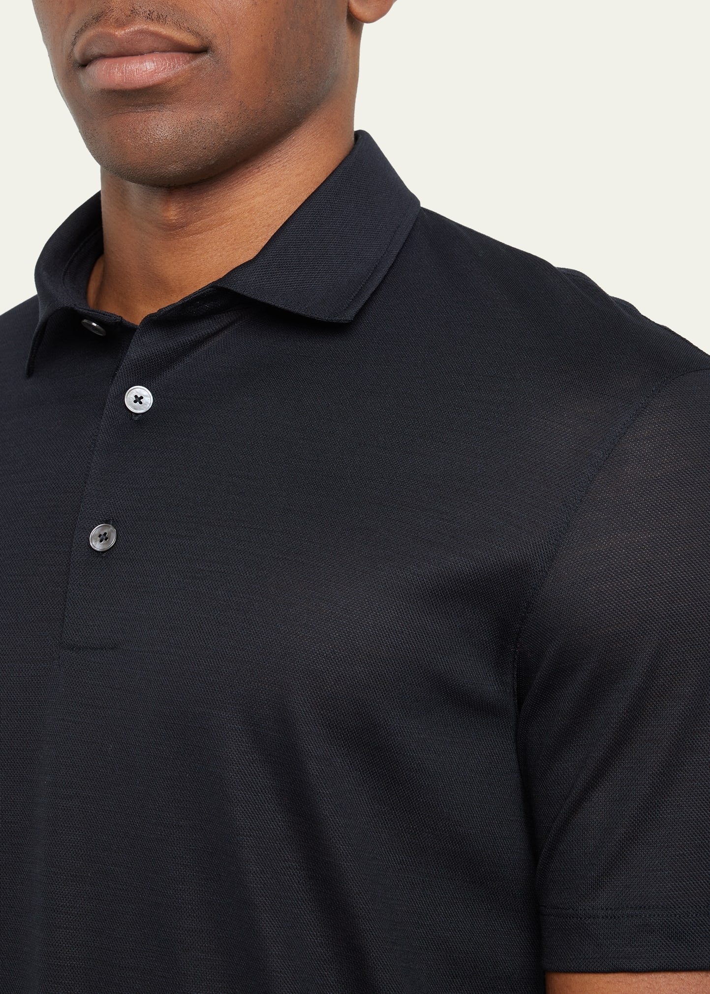 Men's Wool Polo Shirt - 5