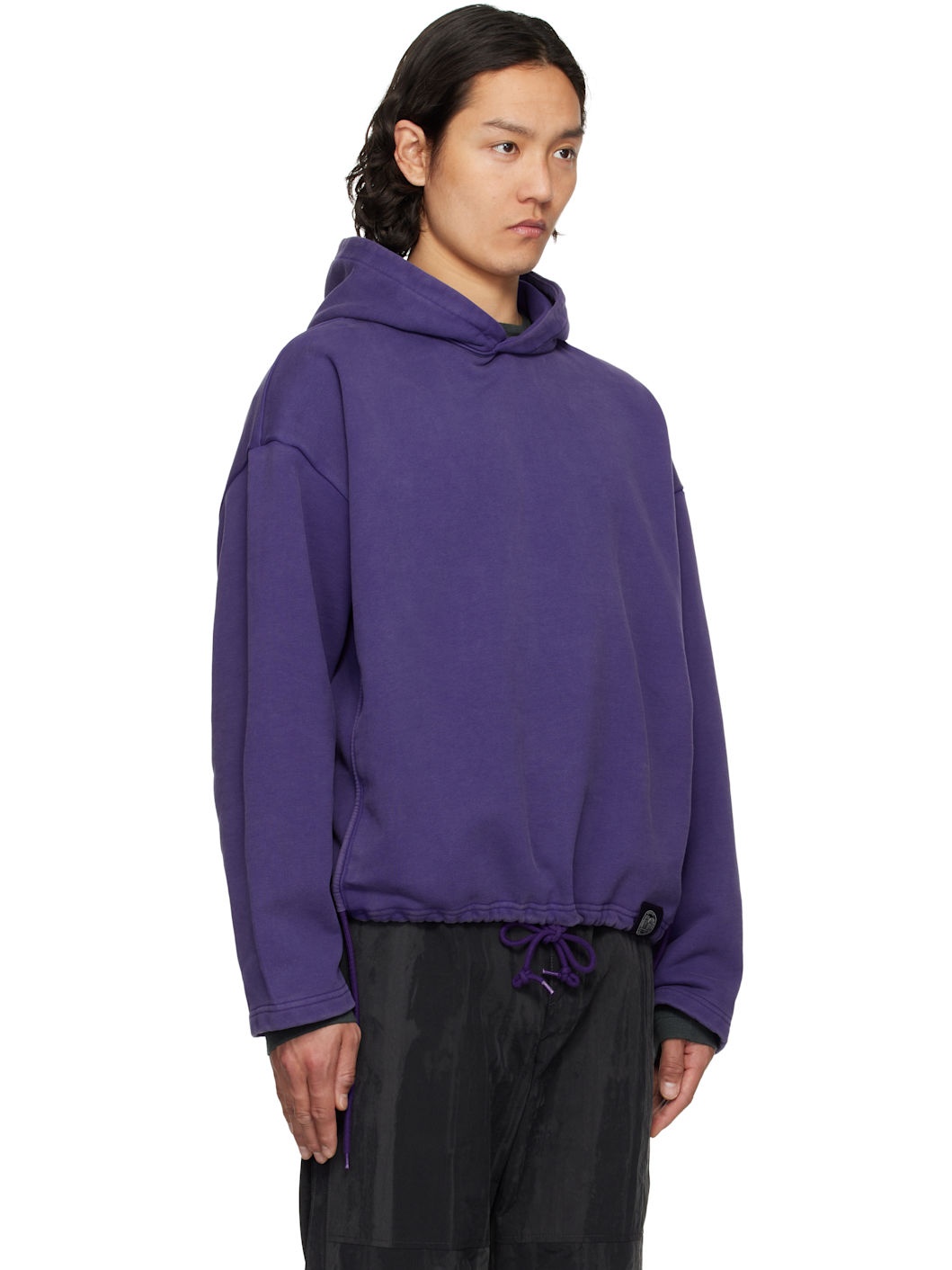 Purple Triple String Hoodie - 2