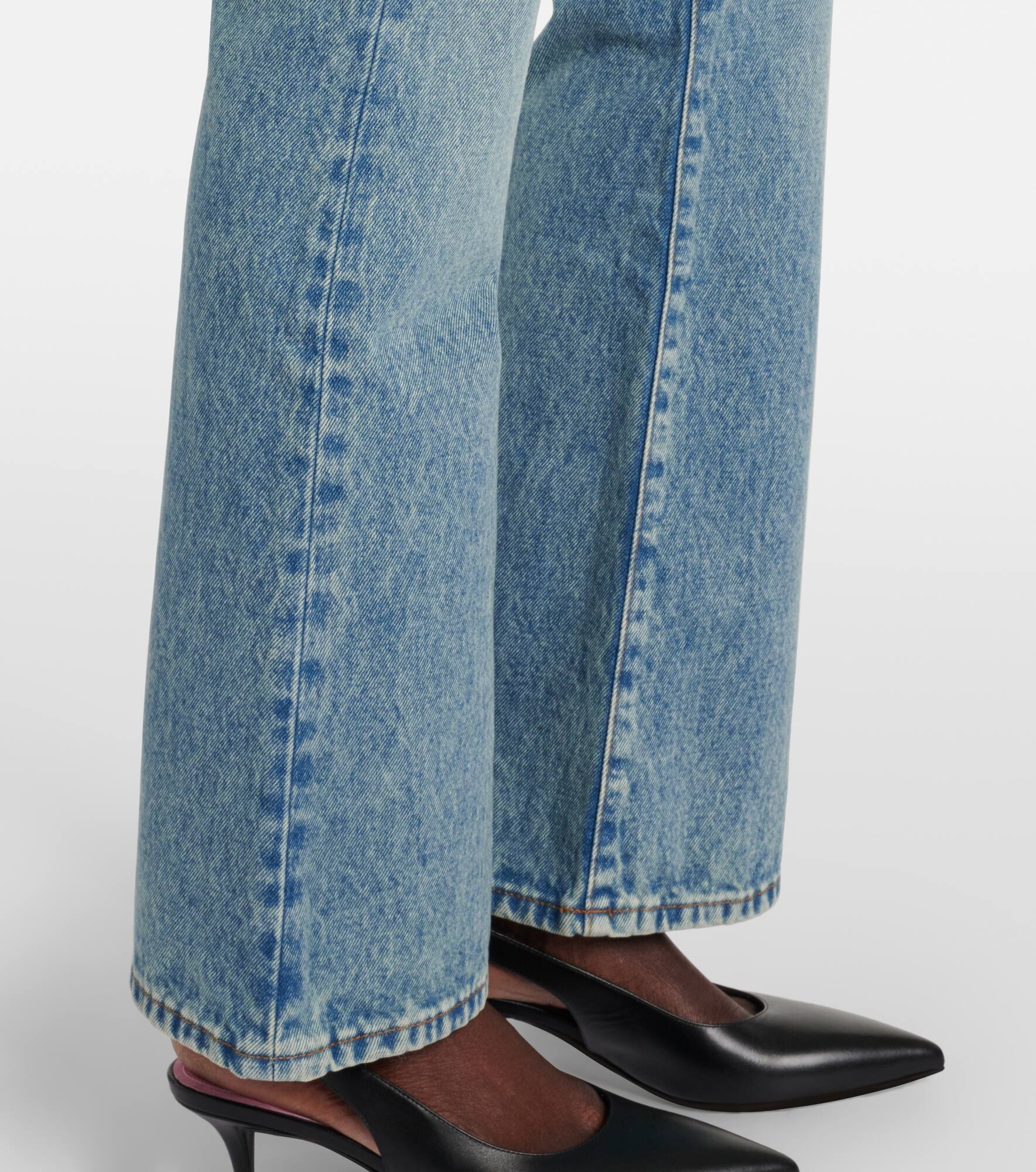Low-rise bootcut jeans - 5