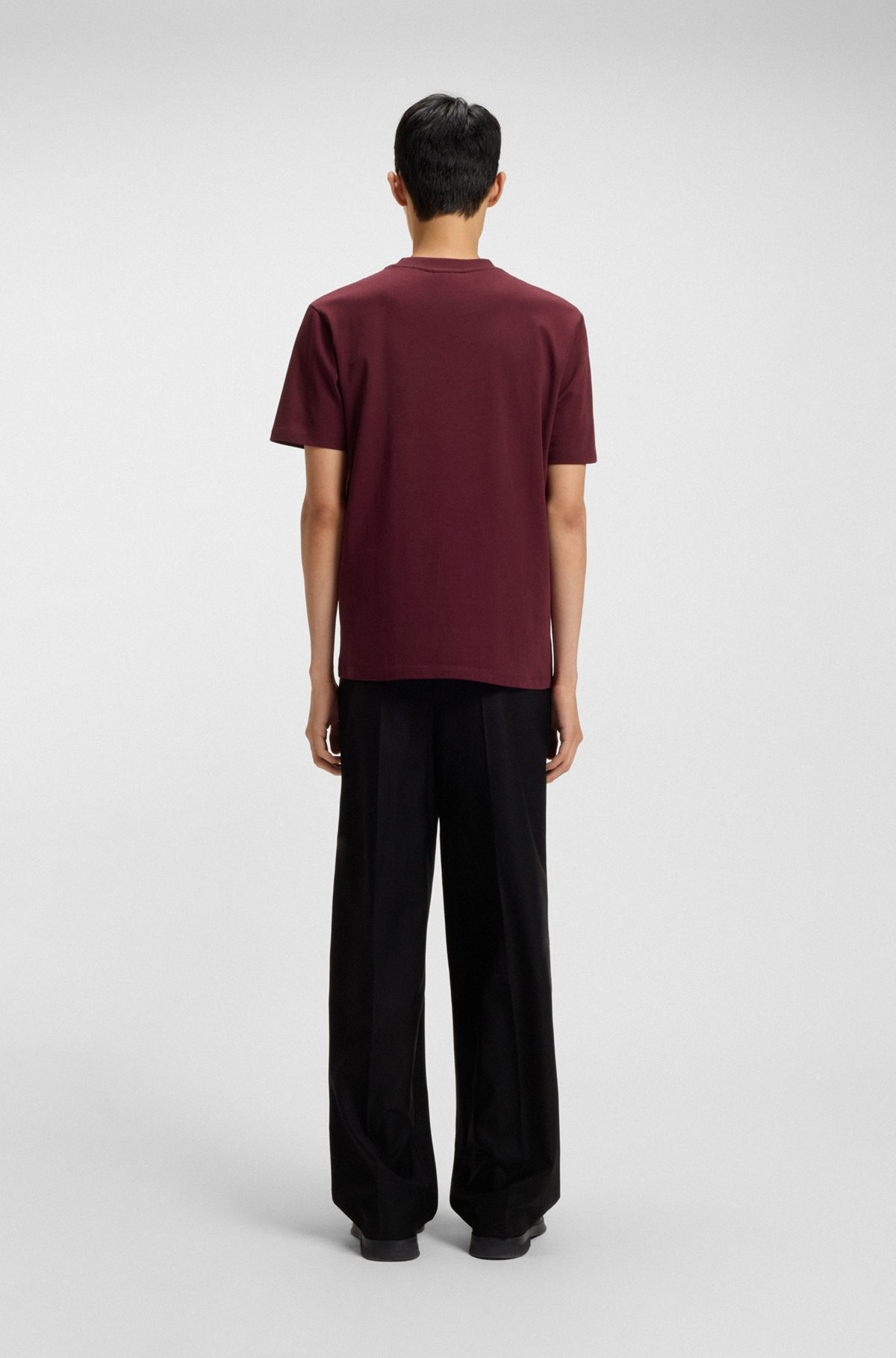 COTTON JERSEY T-SHIRT WITH MIXED-PRINT LOGO - 5