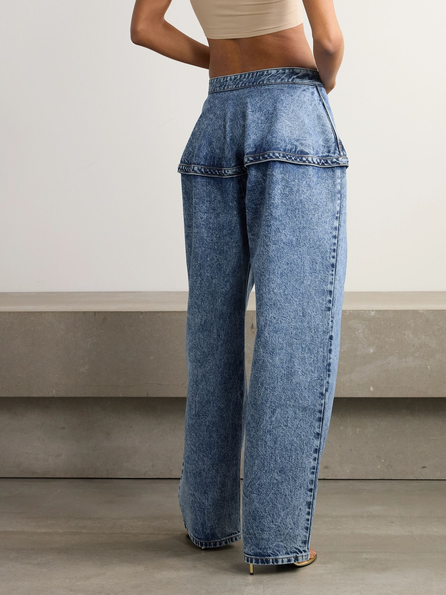 Wide-leg jeans Blue - 3