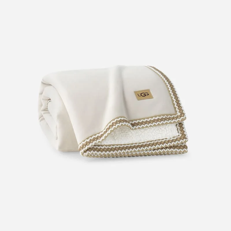 Kirkwood UGG®braid Throw 50X70 Blankets in Mustard Seed - 1