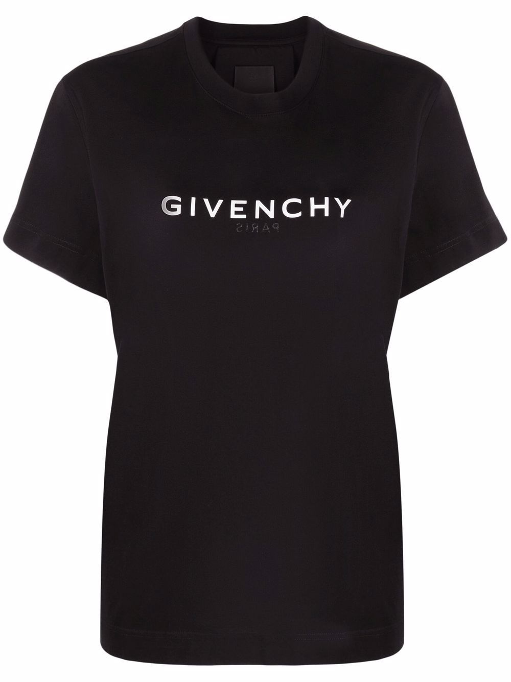 Givenchy Logo Cotton T Shirt - 1