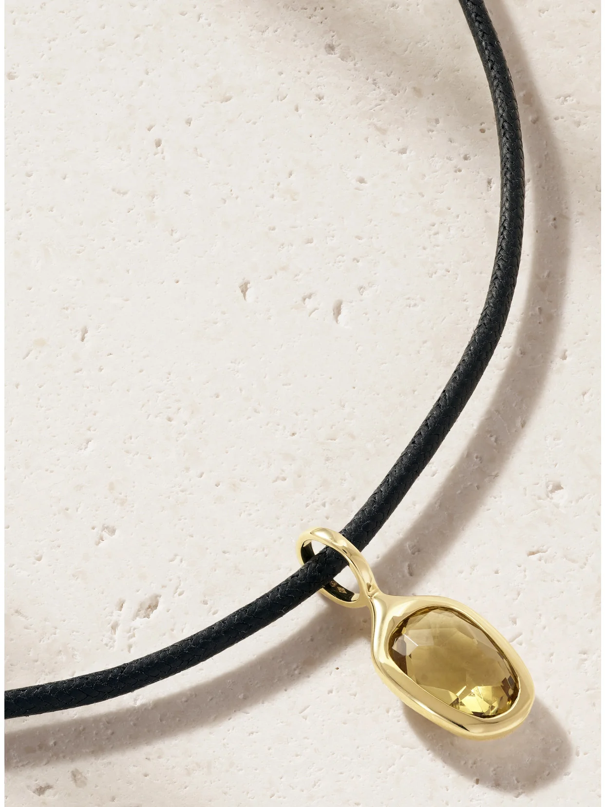 Prism Orbit 14-karat Recycled Gold, Topaz Necklace - 1