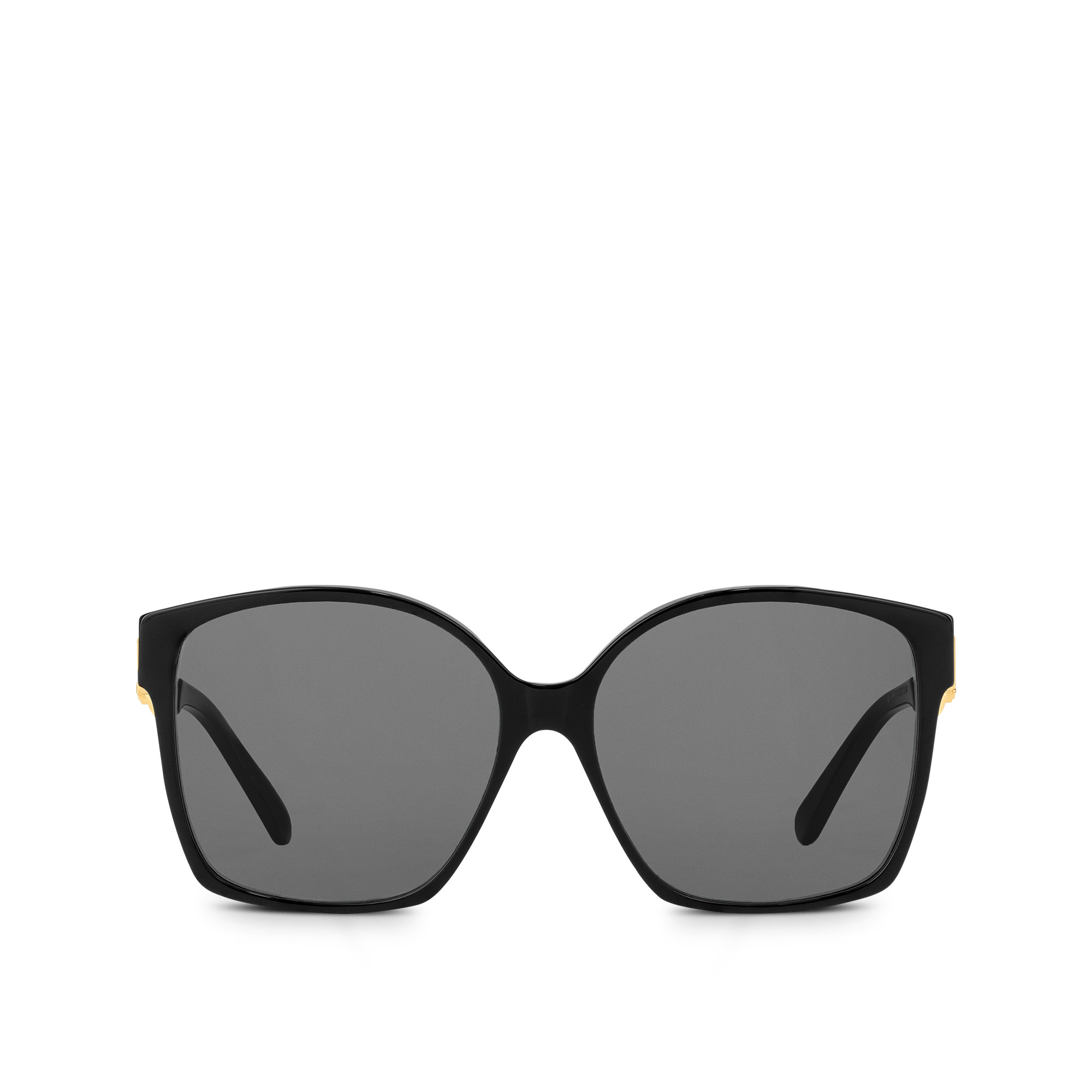 Louis Vuitton black LV Link Square Sunglasses