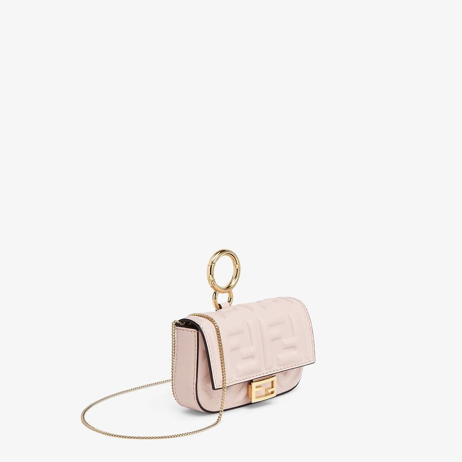 Charm in pink nappa leather - 2