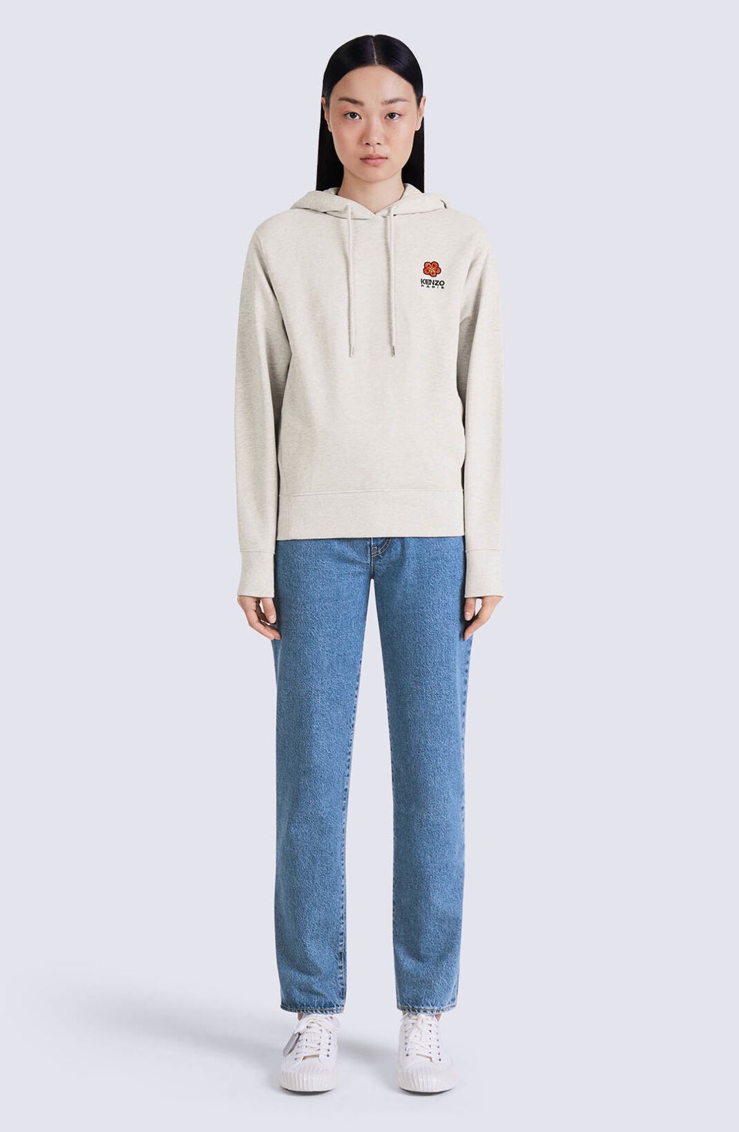 'BOKE FLOWER' Crest hooded sweatshirt - 3