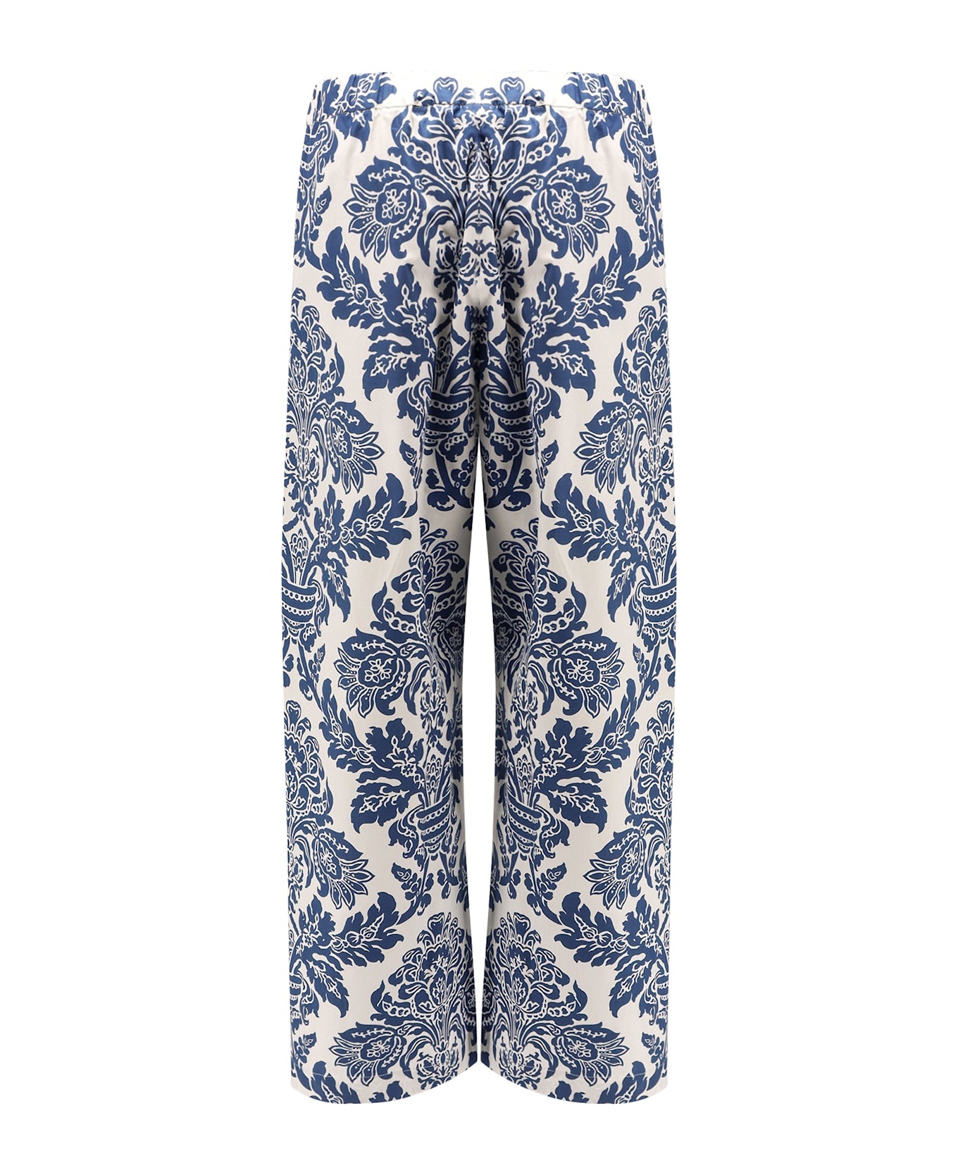 Merano Cotton Trouser With Floral Print - 2