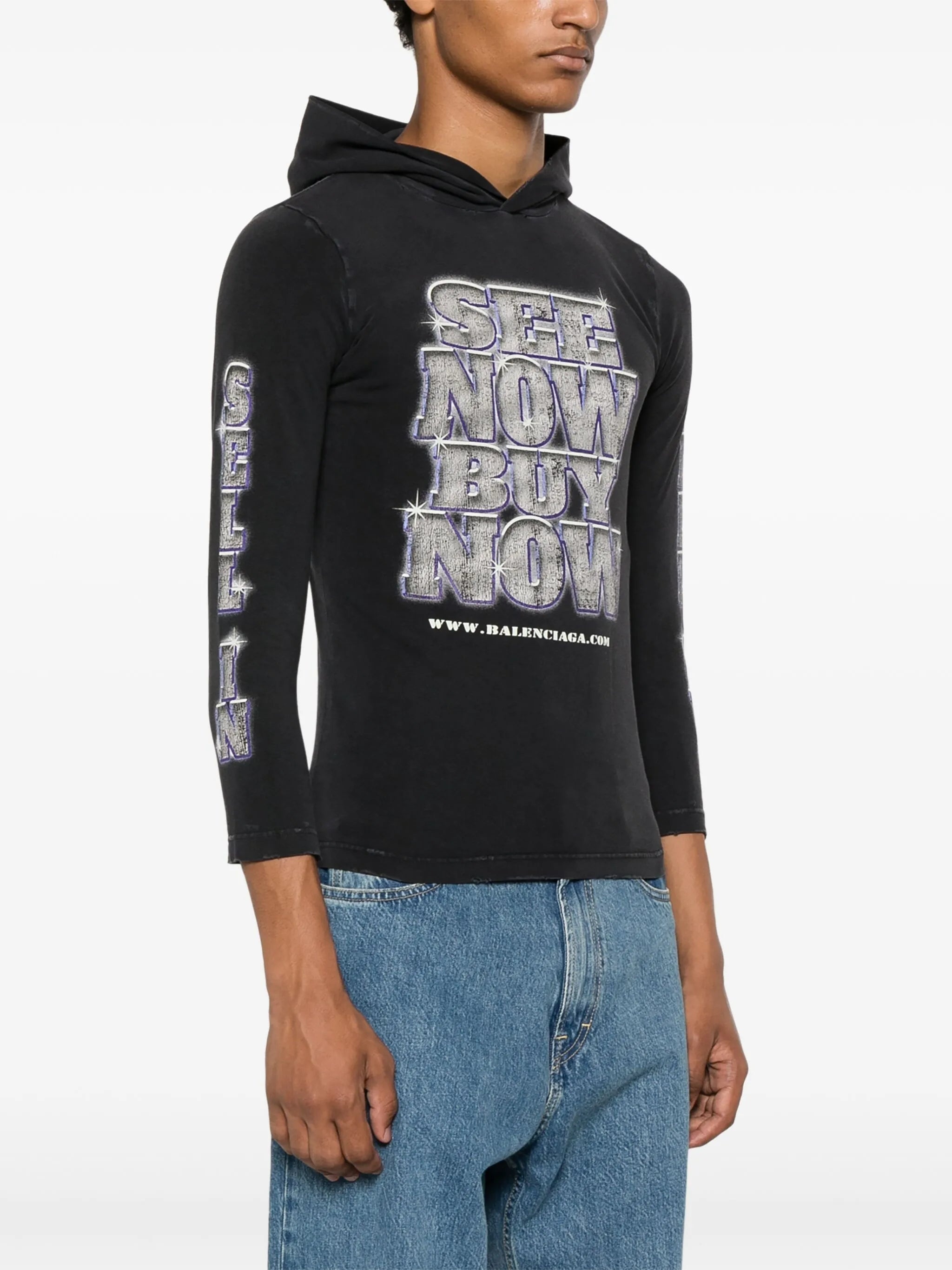SNBN Hooded Long-sleeve T-shirt - 3