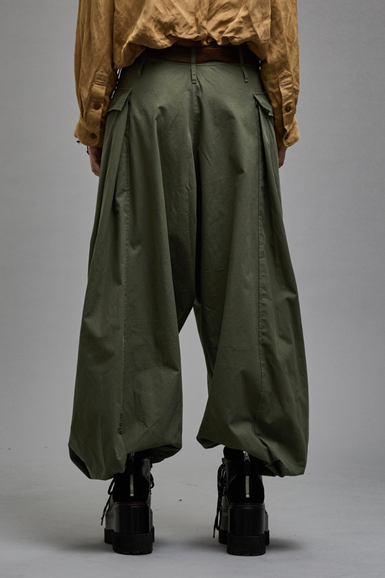 JESSE ARMY PANT - OLIVE RIPSTOP - 2