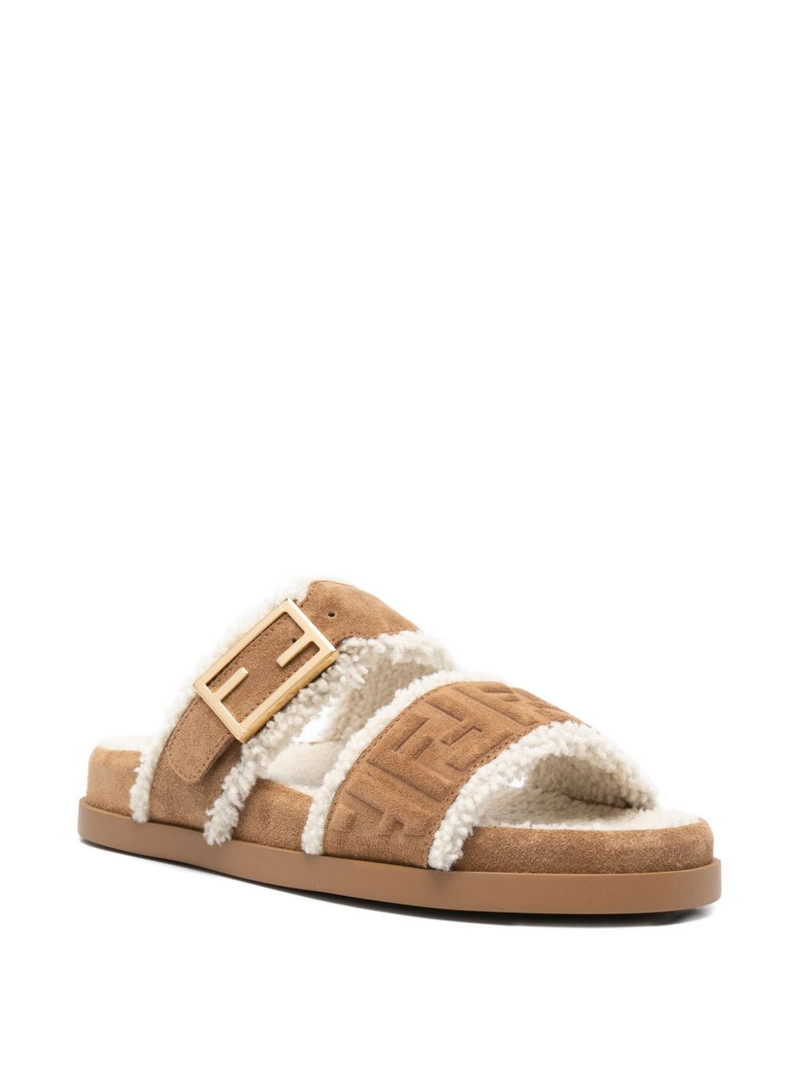 FENDI suede sandals outlook
