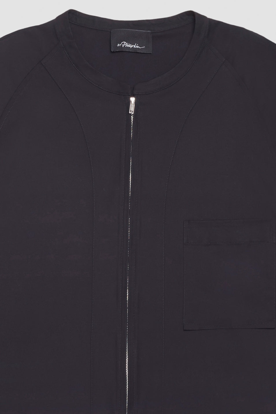Short Sleeve Zip-Front Baseball Shirt - 8