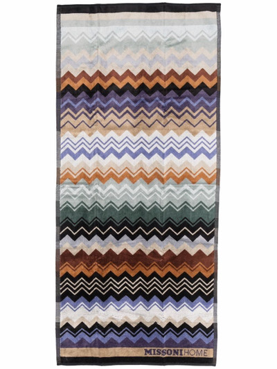 Missoni zigzag pattern towel outlook
