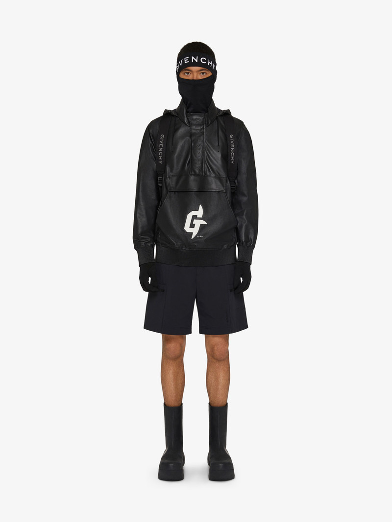 Givenchy G RIDER WINDBREAKER IN LEATHER outlook