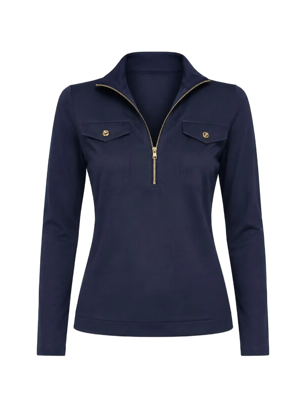Yunnai quarter-zip sweater - 1