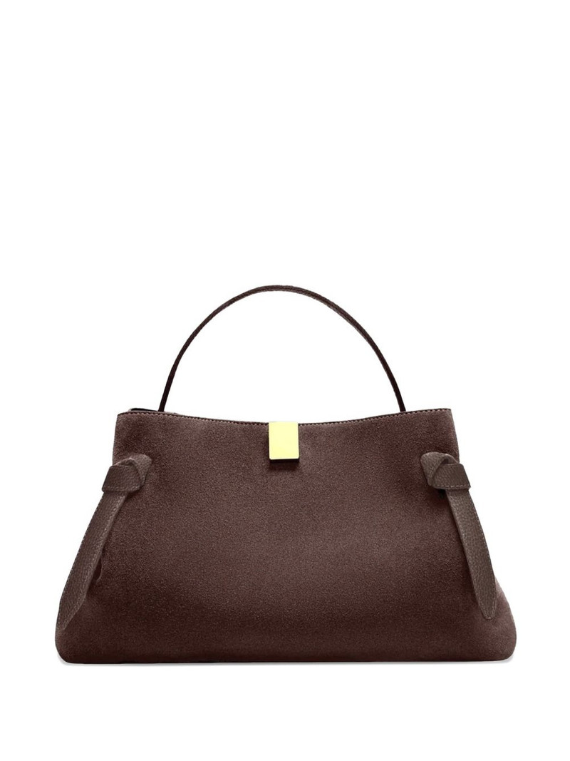 Gyoza suede tote bag 1