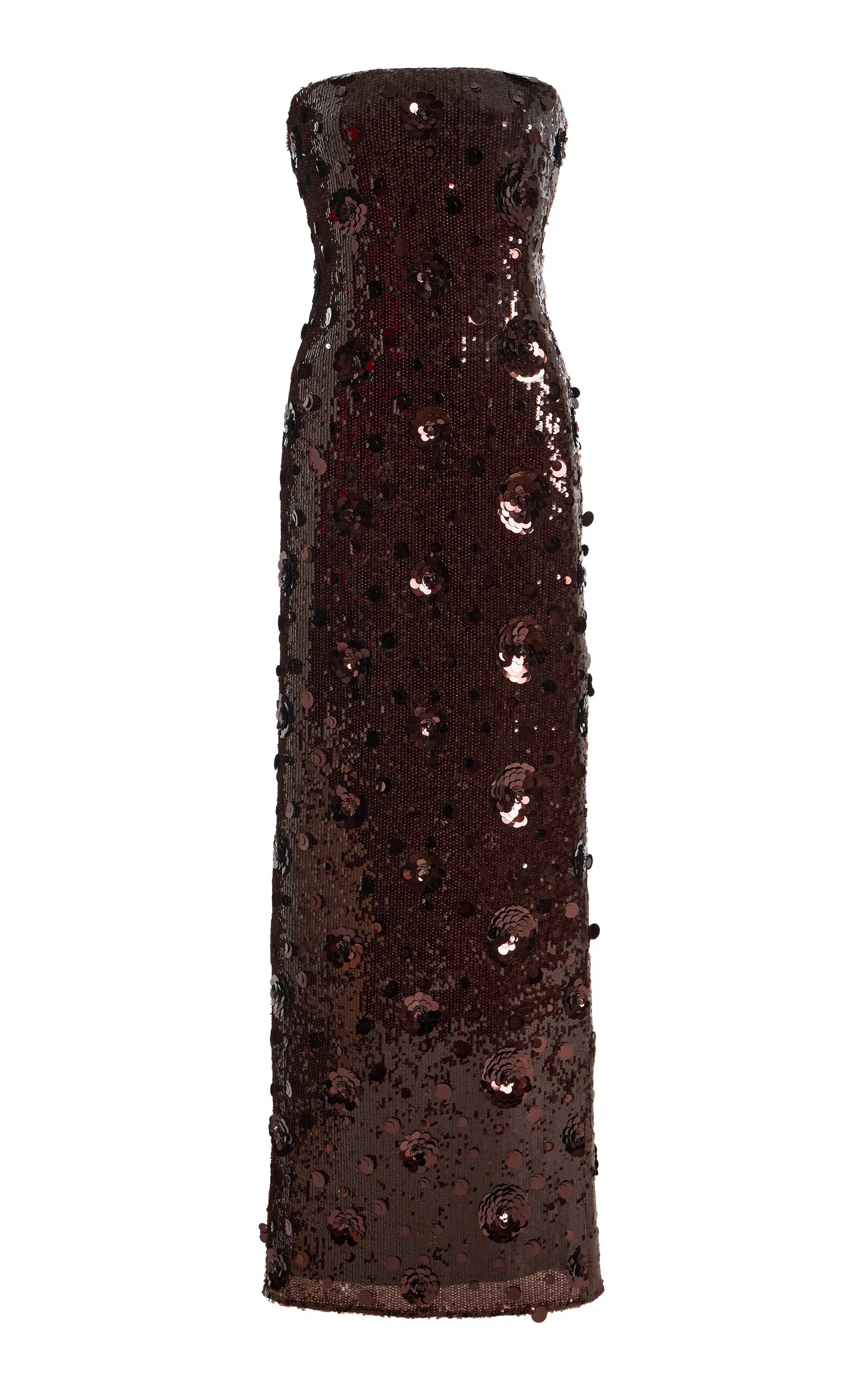 Sequined Maxi Tube Dress - 1
